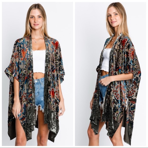 ❤️LAST NEW Stunning Olive Green Kimono Cardigan - Picture 2 of 11